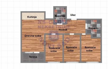 Četvorosoban 75m2 Podbara