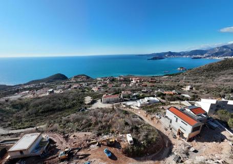 Prodaja urbanizovanog zemljišta 1.388 m² za luksuzne vile sa pogledom na more – Tudorovići, Budva