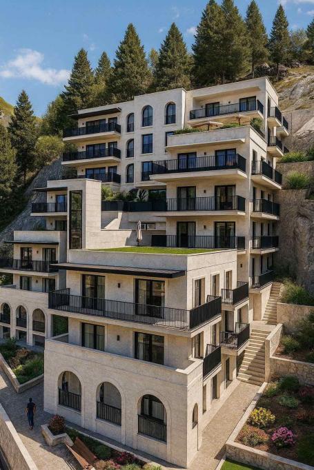 Jednosoban stan 49.14m² sa pogledom na more u novom luksuznom kompleksu u Budvi (Mogućnost kupovine 