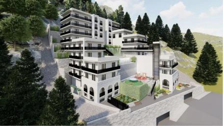 Studio apartman 26.78m² sa pogledom na more u novom luksuznom kompleksu u Budvi