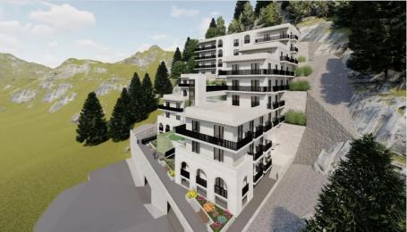 Jednosoban stan 40,08m² sa pogledom na more u novom luksuznom kompleksu u Budvi  (Mogućnost kupovine