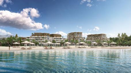 Jednosoban stan u luksuznom kompleksu – objekat A, prva linija mora, Ulcinj (Velika Plaža)