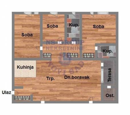 Četvorosoban stan u izgradnji, 89m2