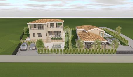Građevinsko zemljište s projektom za kuću s bazenom 