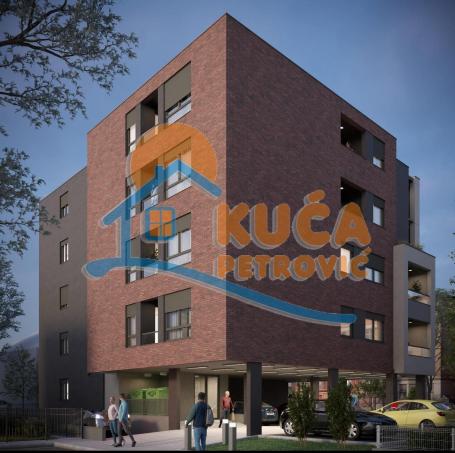 Lux novogradnja, naselje Duvanište, trosoban stan 61.57m2 drugi sprat