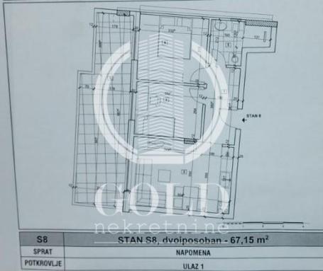 TROSOBAN STAN, PETROVARADIN, CENA SA PDV-OM ID#8893