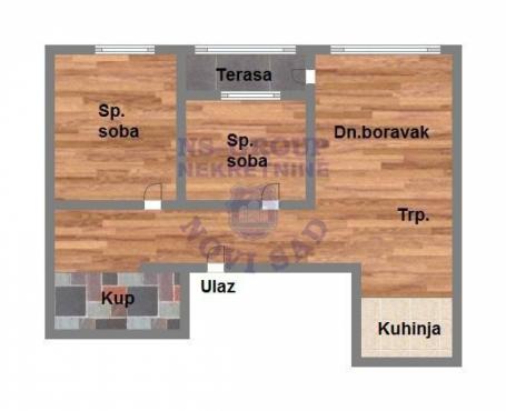 Dvoiposoban, 54m2 Somborska Rampa