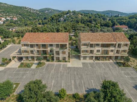 Dvosoban stan 60.69m² u luksuznom kompleksu Palazzo Jaz sa bazenom – Kovačko Polje, Kotor (Mogućnost