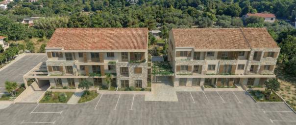 Jednosoban stan 38.41m² u luksuznom kompleksu Palazzo Jaz sa bazenom – Kovačko Polje, Kotor (Mogućno