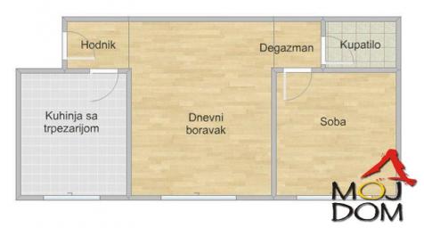 NOVI SAD - SATELIT - DVOSOBAN STAN - 50 m2 - 113,300€