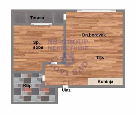 Dvosoban 39m2 Somborska Rampa