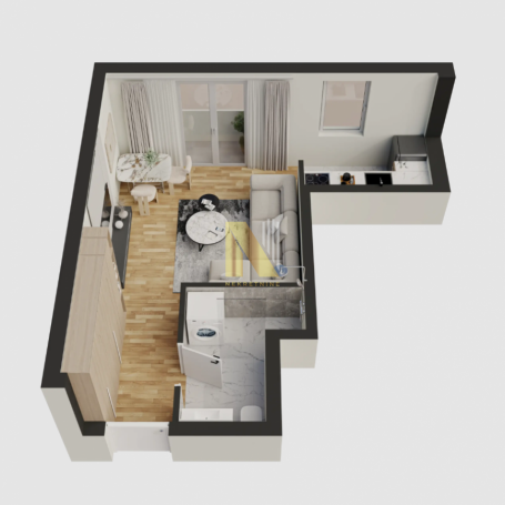 Jednosoban stan na Telepu, Novi Sad, 26 m²