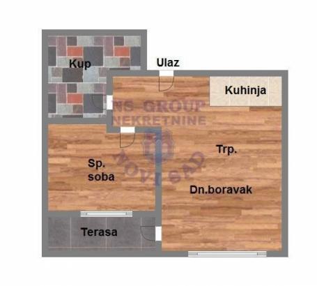 Dvosoban 40m2 Somborska vrata