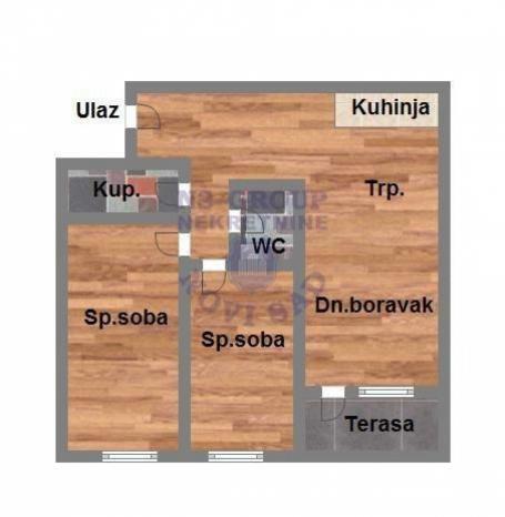 Trosoban stan na Telepu, 70m2