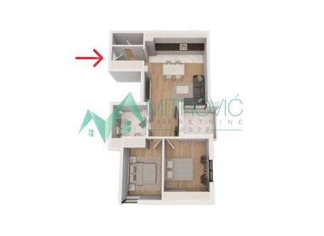 IDEALAN PORODIČNI STAN U IZGRADNJI – Mišeluk – Pogled 