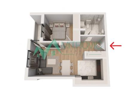 MODERNA NOVOGRADNJA – Mišeluk – 43m² sa povraćajem PDV-a! (šifra nekretnine: 1004207) 