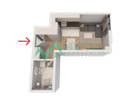 ODLIČNA INVESTICIJA – Garsonjera sa pogledom – (šifra nekretnine: 1004210)  