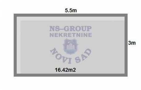 Garazno mesto na Sajmu 16m2