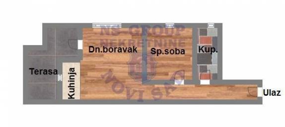 Dvosoban stan na Adicama 46m2