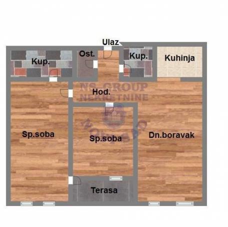 Trosoban stan na Bulevaru Patrijarha Pavla, 69m2