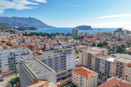 Two-bedroom apartment with sea view, Rozino