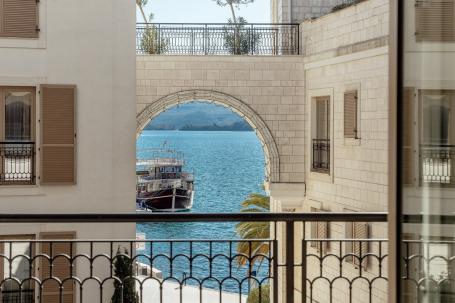 Modern two-bedroom apartment, Ksenija building, Porto Montenegro