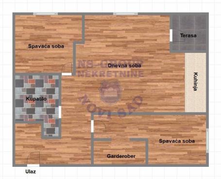 Trosoban 62m2 Telep