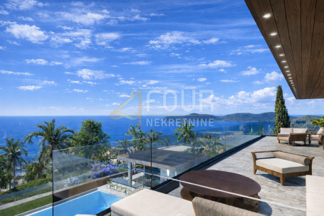 Opatija, Pobri, novogradnja, luksuzni penthouse, okućnica, panoramski pogled