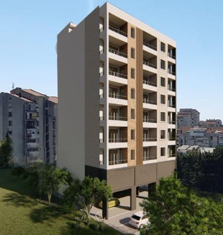 Moderne Klassiker in Bar: Helle Apartments im Stadtteil Bjeliši.