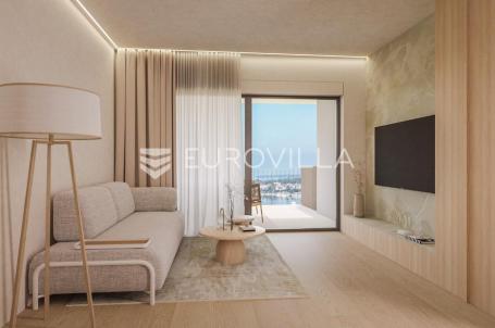 Istra, Umag — Green Tower Residence, moderan jednosoban stan s terasom na 2. katu