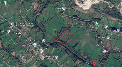 Prodaja - Zemljiste uz rijeku Zetu, Podglavice, Danilovgrad