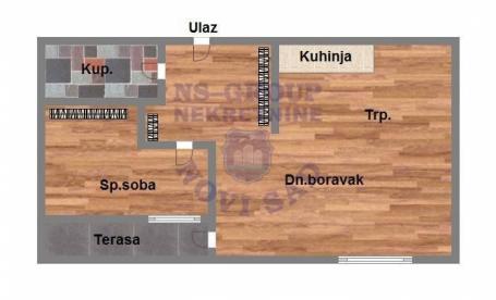 Dvosoban stan na Miseluku, 45m2