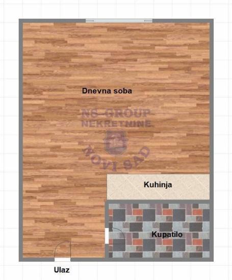 Garsonjera 26m2 Bulevar Patrijarha Pavla