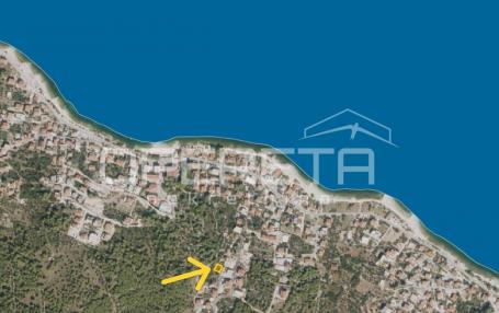 Ekskluzivno, Građevinsko zemljište 504 m², pogled more, Žedno-Trogir
