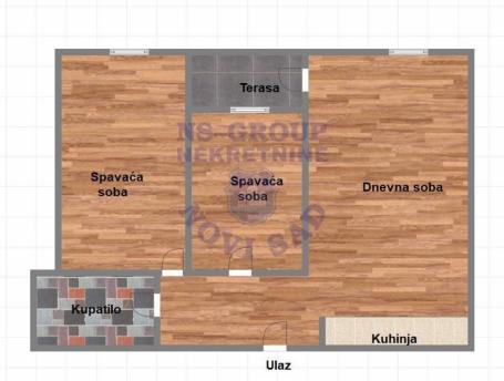 Bulevar Patrijarha Pavla 55m2