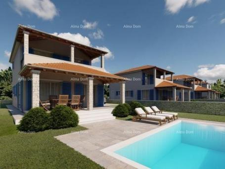 Haus LIŽNJAN! VERKAUF EINER IM BAU BEFINDLICHEN VILLA MIT POOL.