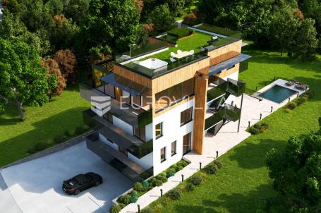 Zagreb, Gračani, NOVOGRADNJA luksuzan trosoban penthouse 137,46 m² s krovnom terasom