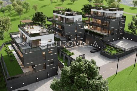 Zagreb, Gračani, NOVOGRADNJA luksuzan trosoban penthouse 172,97 m² s krovnom terasom