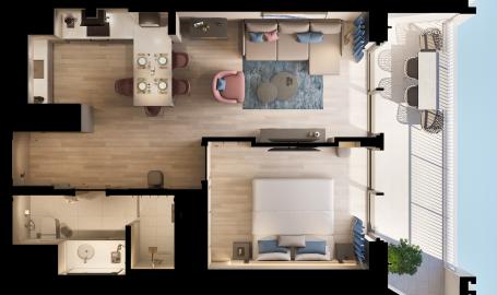 Luxury 5 star hotel and residential complex in Rafailovici