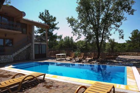 Two Villas in Krimovice with swimming pools and a large plot