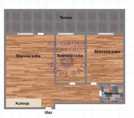 Dvoiposoban stan u izgradnji na Bulevaru Patrijarha Pavla 