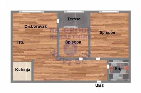 Dvoiposoban stan na Telepu  63m2