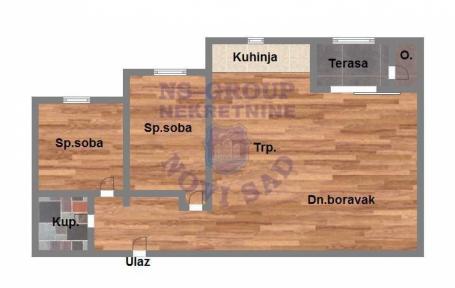 Dvoiposoban stan na Telepu 61m2