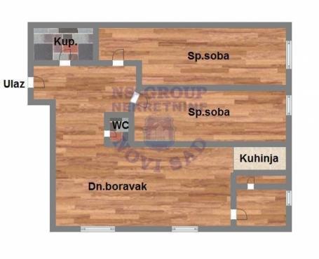 Dvoiposoban stan na Telepu 76m2