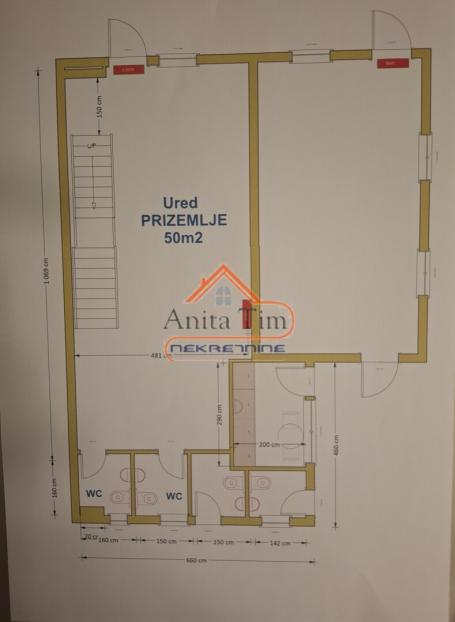 Sirobuja - Poslovna zona – novo renoviran uredski prostor 149,5 m²