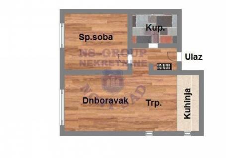 Dvoiposoban stan u izgradnji 59m2