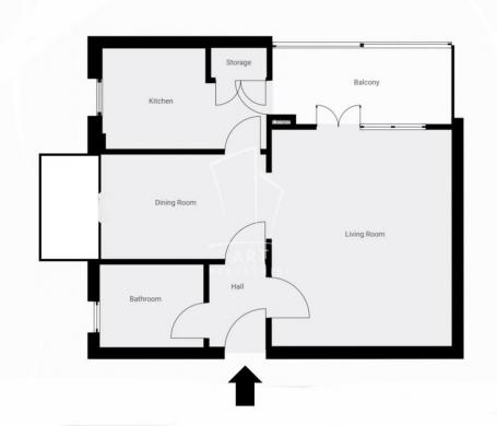 Vidikovac, adaptibilan stan, mereno 44m2 ID#15209