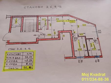 Zvezdara - Učiteljsko naselje, 50m2