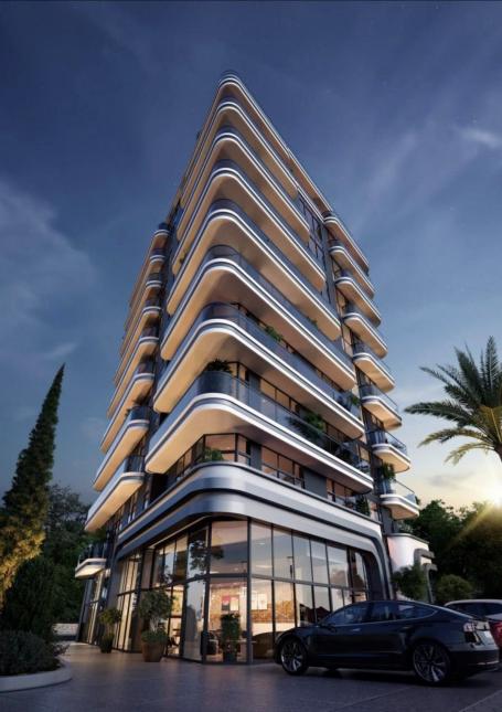 Premium-Apartments mit zwei Panoramaterrassen am Meer, Bar.