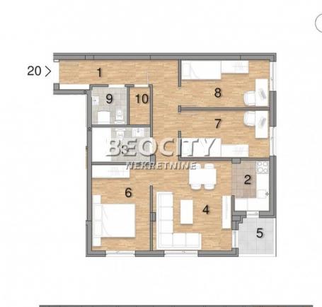 Novi Sad, Telep, , 4.0, 74m2, 194357EUR